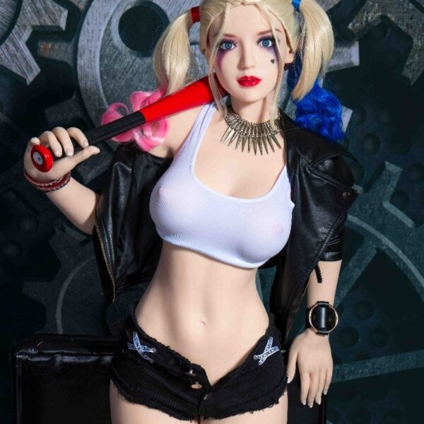 Harley Quinn 170cm/5ft6 G Cup Cosplay role play TPE Sex Doll #3